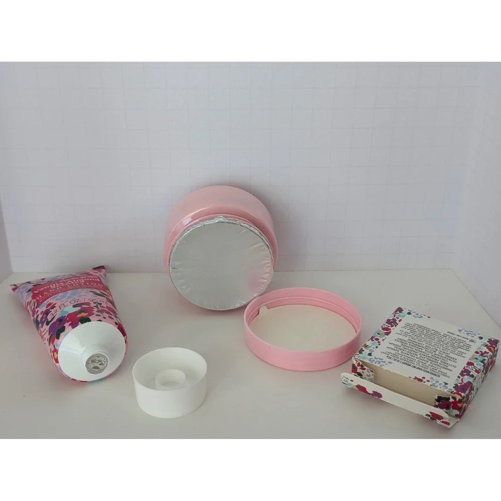 Olivia Grace Vanilla Almond Scented‎ 3pc Set Body Butter Hand Lotion Bath Soap